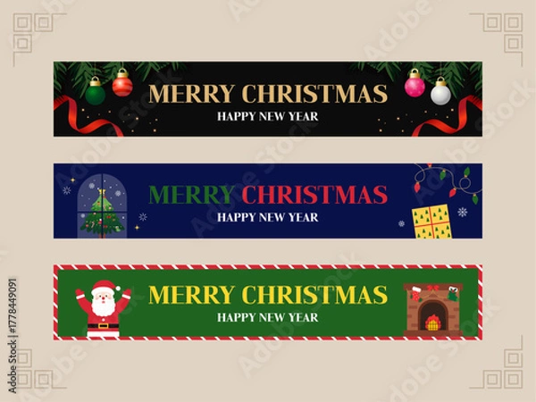 Obraz 크리스마스 현수막 디자인