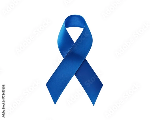 Fototapeta blue awareness ribbon