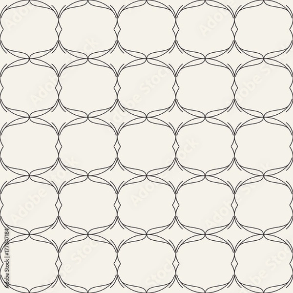 Fototapeta Seamless abstract pattern. Repeating geometry