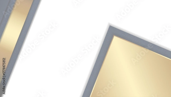 Fototapeta Abstract modern background with dark blue and yellow lines.