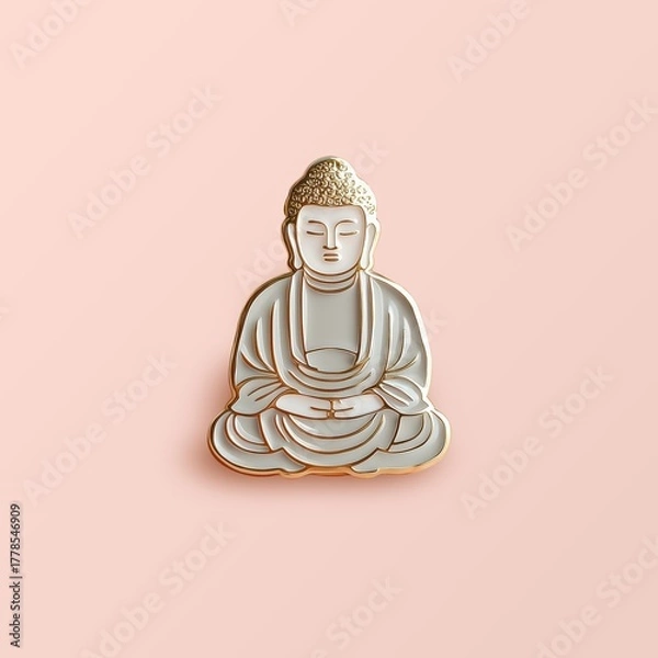 Obraz 한국 문화 상징 에나멜 핀
