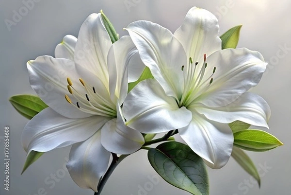 Obraz white lily flower