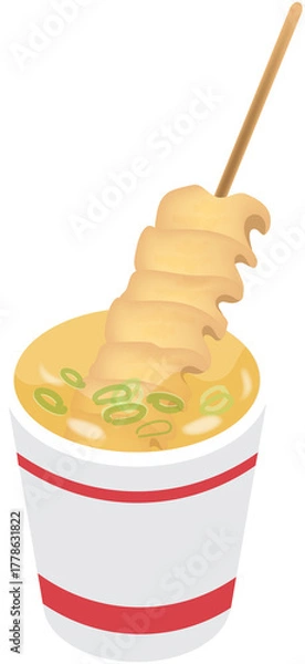 Obraz Oden korean fish cake