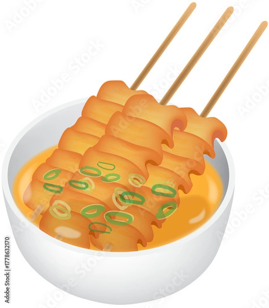 Obraz Oden korean fish cake