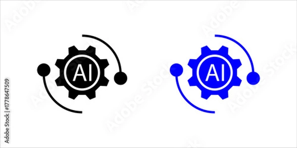 Fototapeta Solid fill vector icon illustration of a classic map pin (location marker) with a user or person silhouette inside a circle. This signifies user location, finding a person's position, member address, 