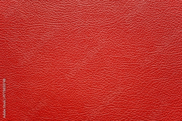 Fototapeta red leather sheet texture can be use as background. 