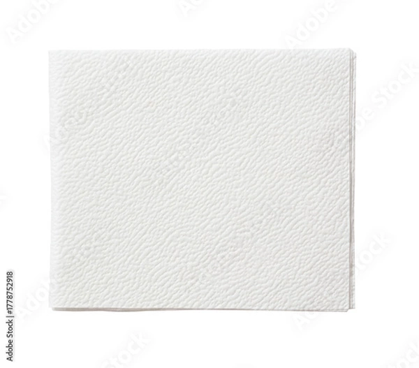 Fototapeta white textured square background, isolated on background.