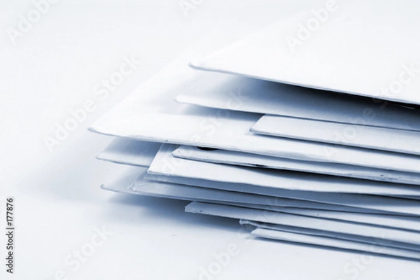 Fototapeta stacked mail
