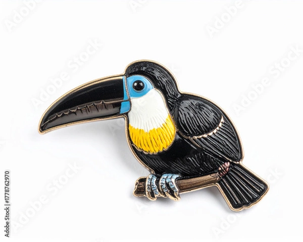 Fototapeta toucan isolated on white background