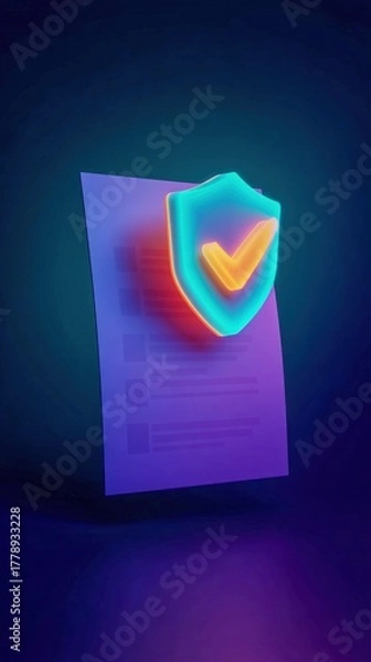 Fototapeta Quality assurance document for performance evaluation and continuous improvement strategy plan with chart, guide, standard