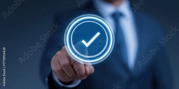 Fototapeta Quality assurance document outlining inspection standards, testing results, and certification report with complete, efficiency, examine