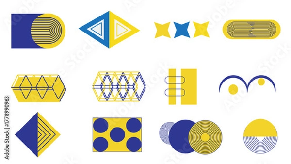 Obraz elements set geometric design