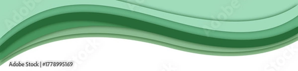 Fototapeta Elegant Red and Gold Abstract Wavy Background