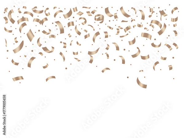 Obraz Elegant gold confetti explosion background for special occasions