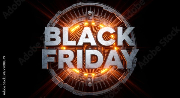 Fototapeta BLACK FRIDAY SELO 3D