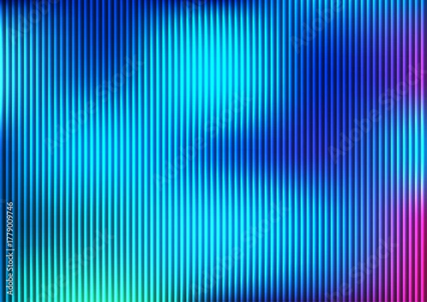 Fototapeta Abstract vertical stripes with gradient blue and teal hues