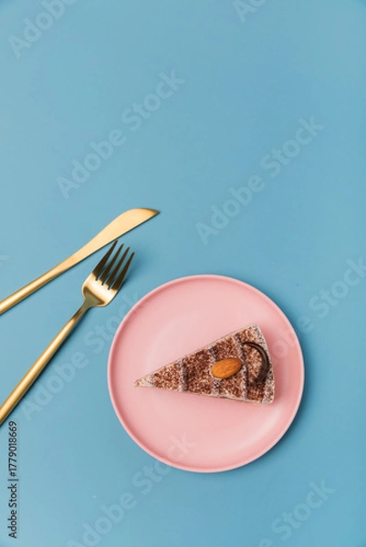 Fototapeta Stylish Dessert Table Display With Variety Of Cakes