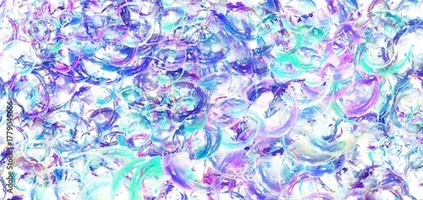 Obraz abstract colorful background with bubbles