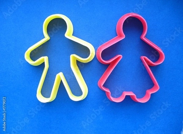 Obraz cookie cutter people