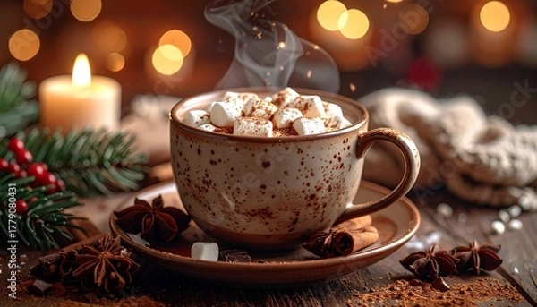 Fototapeta Hot Chocolate Warmth.