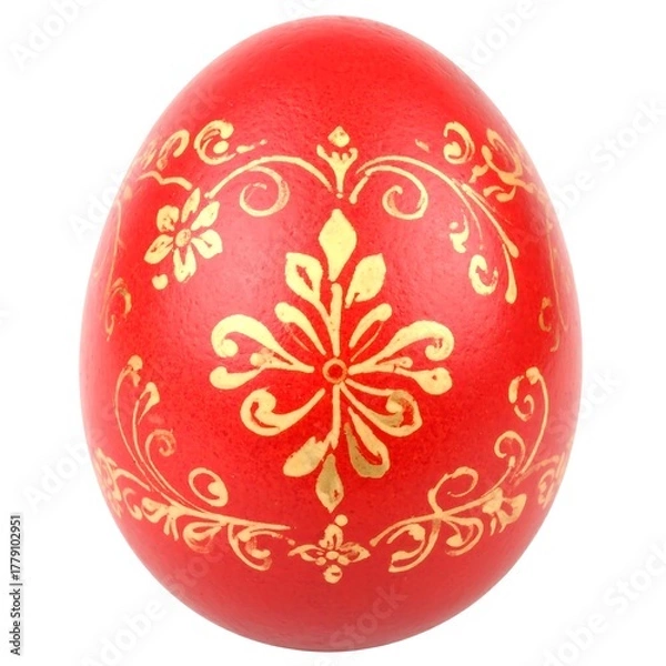 Obraz Ornate red Easter egg
