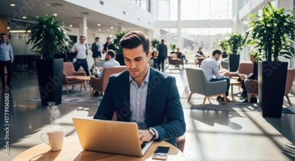 Fototapeta Conceptual image of future data from the year 2025. Abstract digital information with timestamps and variation codes. Technology background for business, archives, and records.