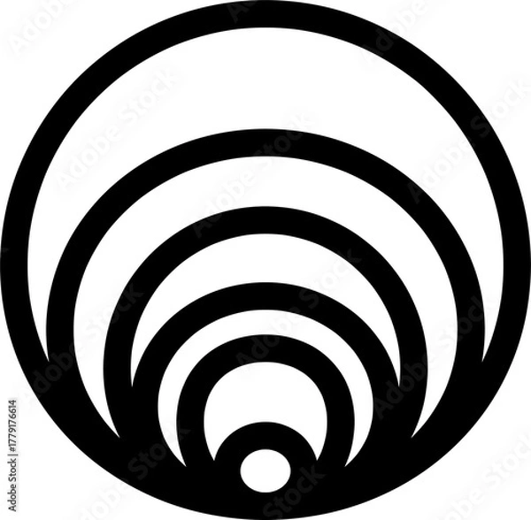 Obraz spiral circle