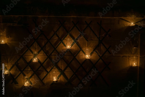 Obraz Birgu by Candlelight - Light and Shadow Play