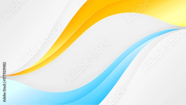 Obraz Abstract blue wave background design