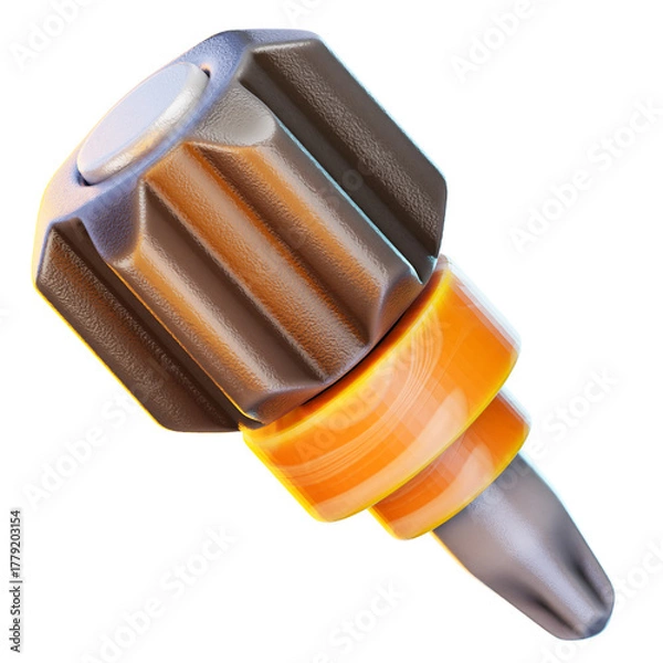 Obraz screwdriver 3d render icon, construction illustration
