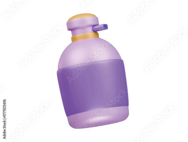 Fototapeta soap dispenser icon 3d illustration render