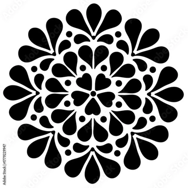 Obraz Lace Round png