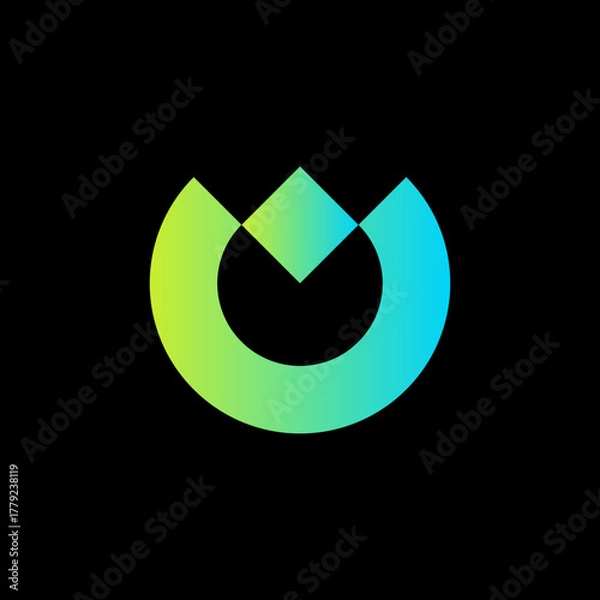 Fototapeta modern logo 