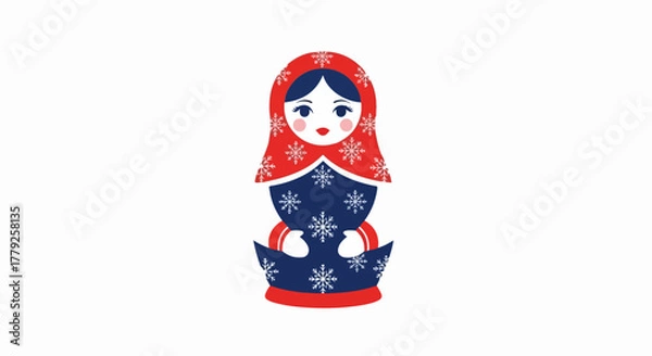 Fototapeta Young child feeding ducks casts bread against simple white background, capturing simple delight, also translated into English as Young child feeding ducks.