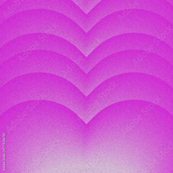 Fototapeta Abstract purple background with layered heart shapes and grainy texture for romantic or Valentine designs