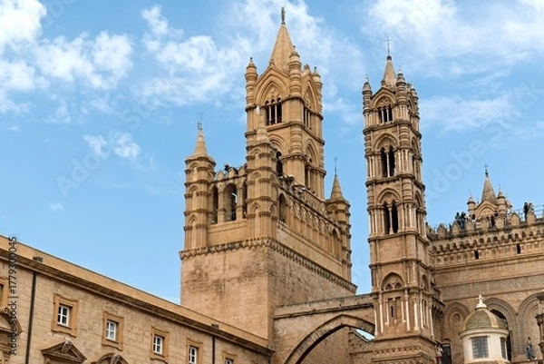 Fototapeta Cattedrale di Palermo was built in the 12th century on the island of Sicily. Italy. Europe. 6th May 2025.