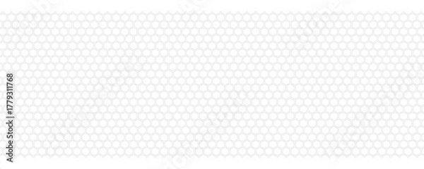 Obraz Honeycomb pattern with hexagon mesh. Texture bee comb grid. Flat vector illustration isolated on white background.