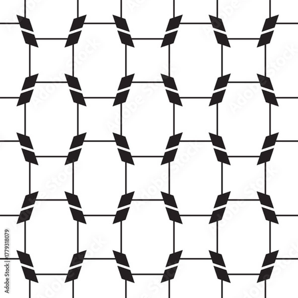 Obraz Abstract amazing line square pattern design.