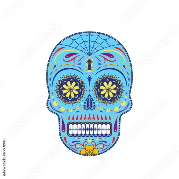 Obraz Decorative colorful sugar skull
