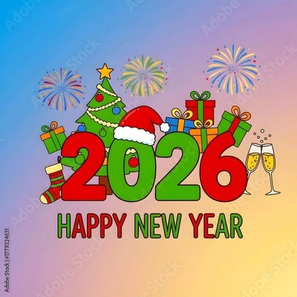 Obraz Happy new year 2026