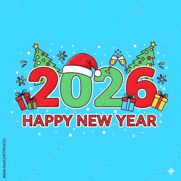 Obraz Happy new year 2026