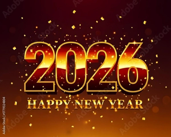 Fototapeta Happy new year 2026