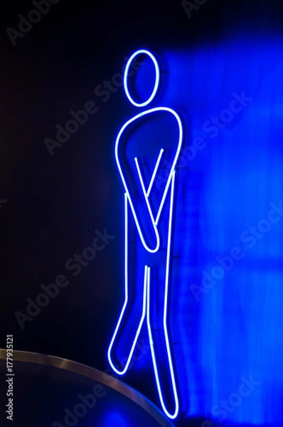 Obraz 男のトイレマーク