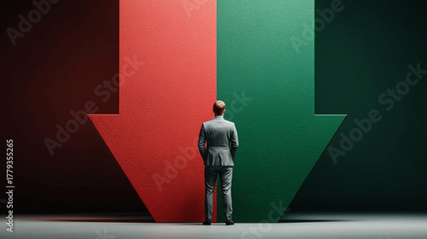 Fototapeta Decisiones que Definen el Rumbo