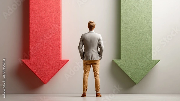 Fototapeta Decisiones que Definen el Rumbo