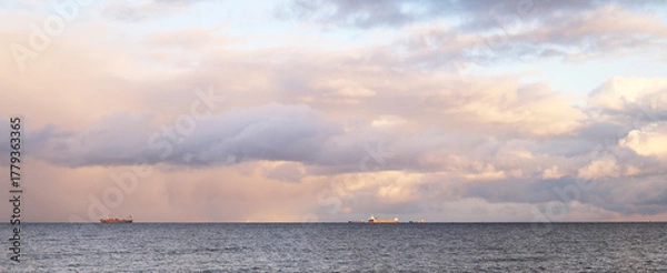 Obraz sunset over the sea