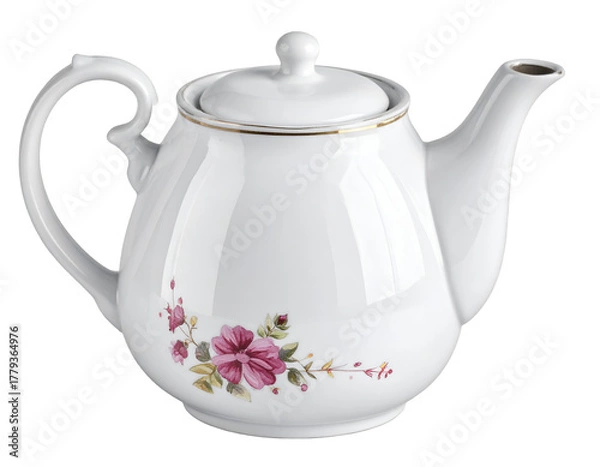 Fototapeta Teapot isolated on transparent background