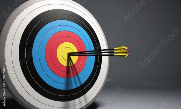 Fototapeta target with arrow