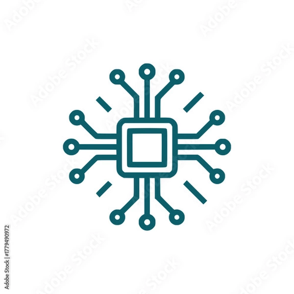 Fototapeta Classic wristwatch with roman numerals isolated on transparent background