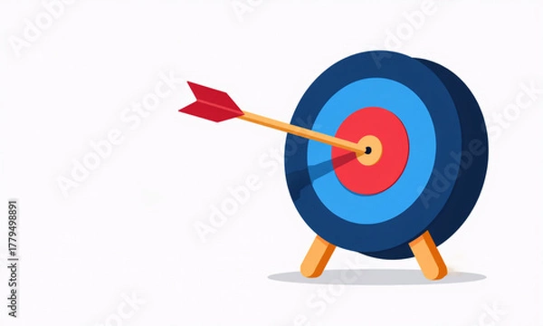 Fototapeta target with arrow